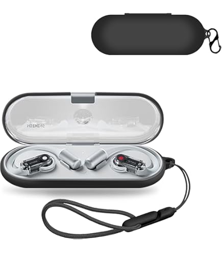 Nothing ear (open)　シリコンケース付き Amazon | For Nothing Ear (Open) 用 ケース カバー 【NOUKAJU